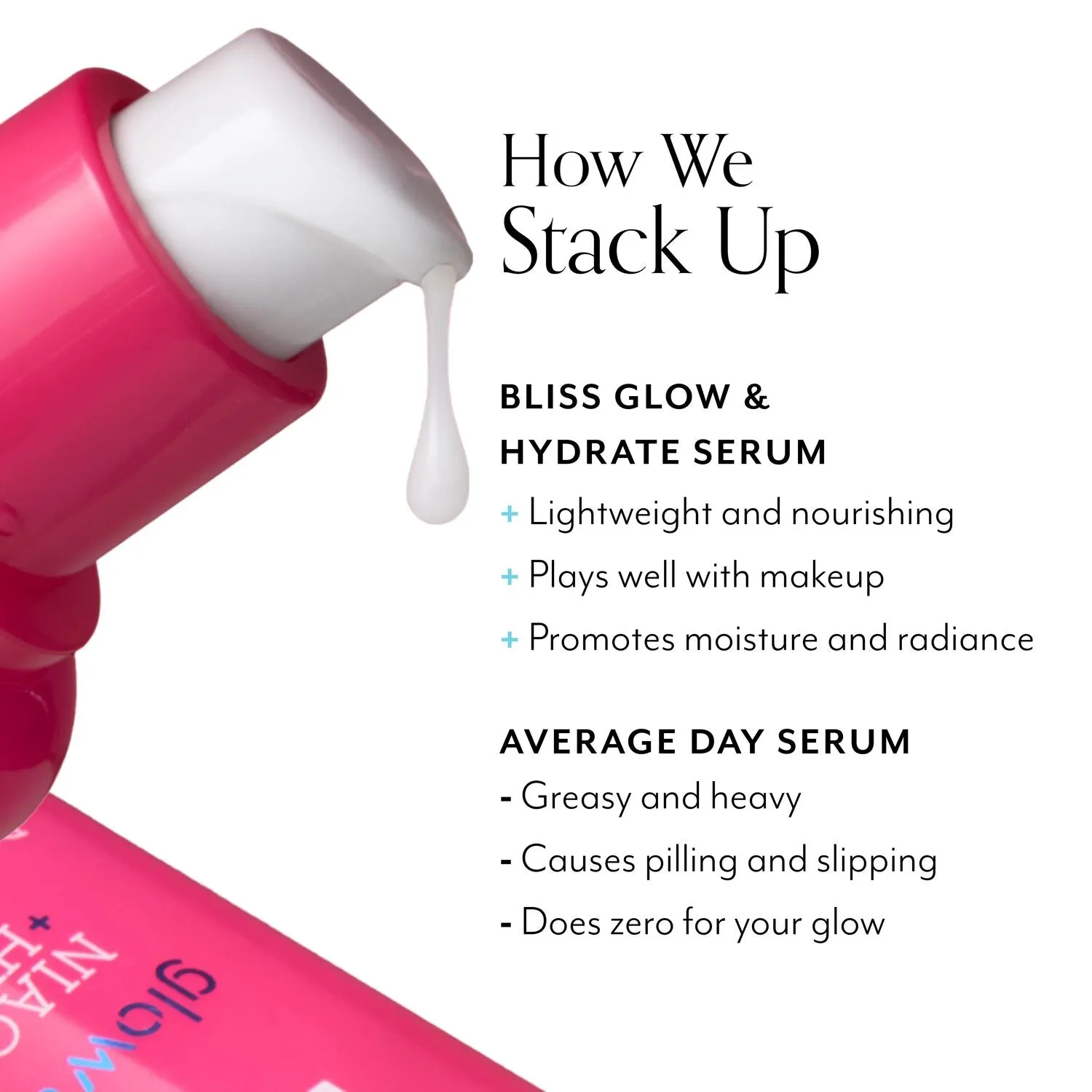 BLISS_PDP_Glow_HydrateNiacinamide_HyaluronicAcidDaySerum_HybridRefresh_Amazon_Comparison-ECommerce_JPG.webp