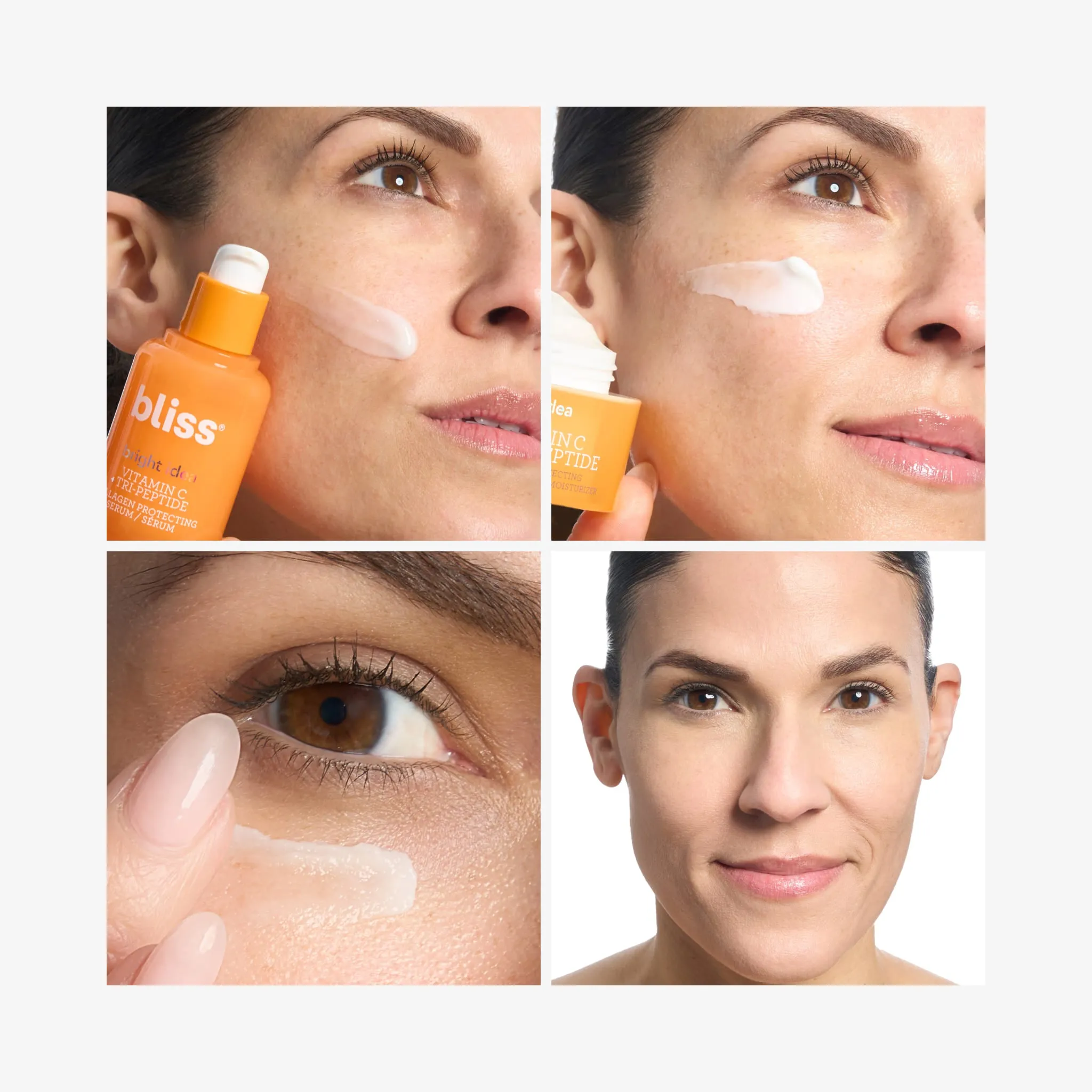 Bliss_OnTheBrightSideBundle_VitaminCKit_BrightIdeaSerum_EyeCream_Moisturizer_Model.webp