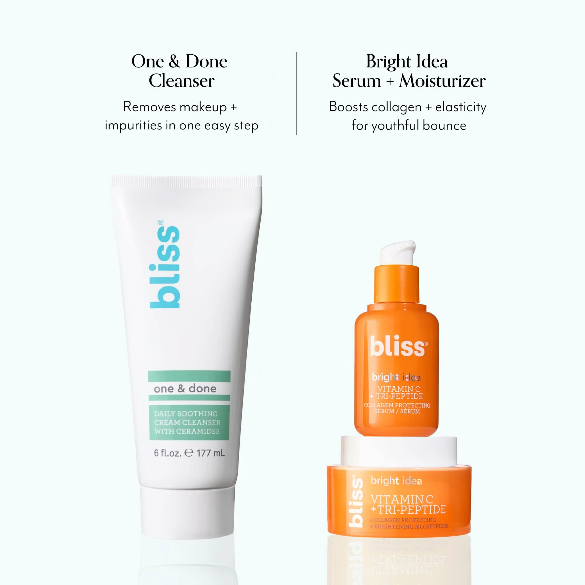 Bliss_One_DoneCleanser_PairsWithBrightIdeaSerum_Moisturizer-min.webp